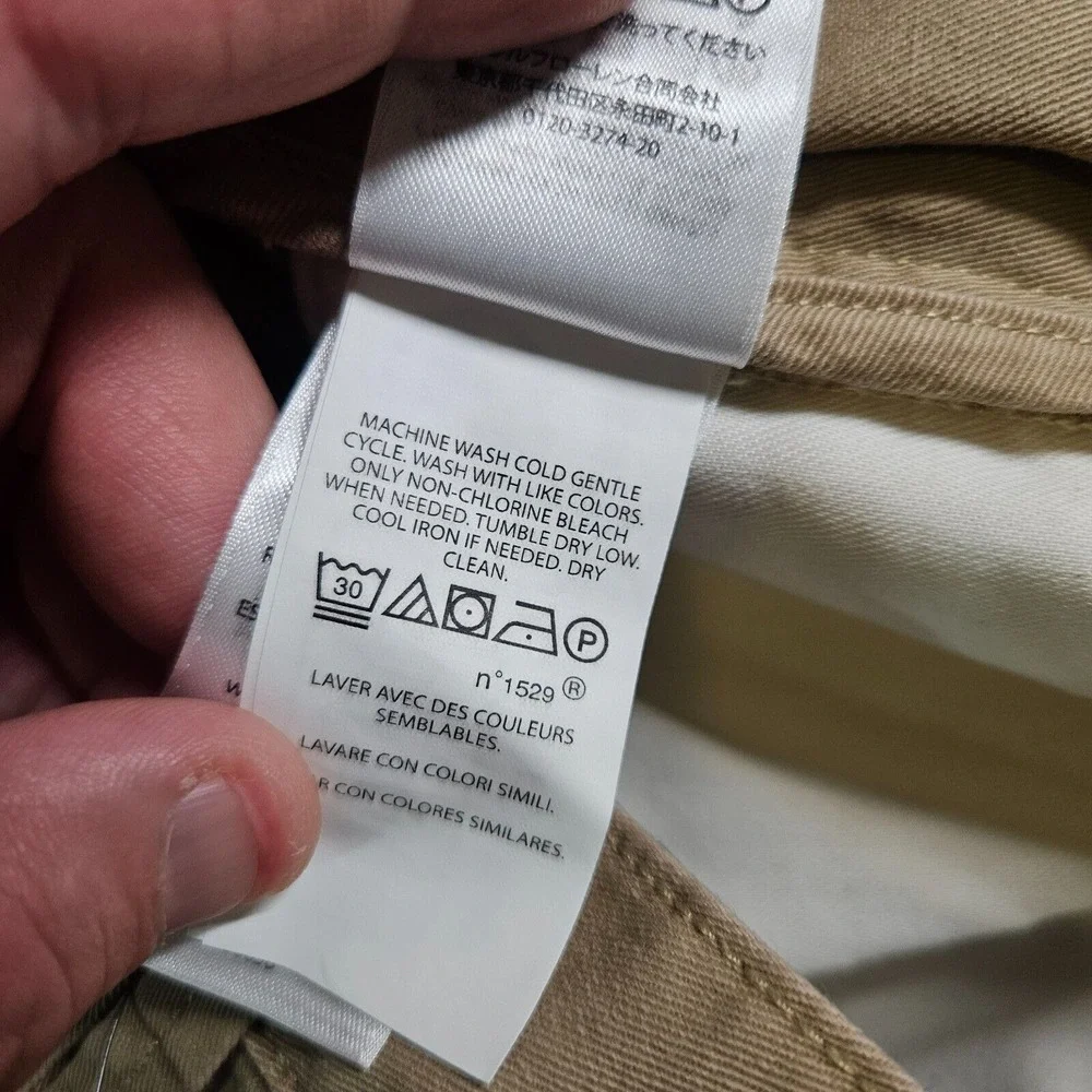 NWT Polo‎ Ralph Lauren Shorts Men 50 B Classic Fit Flat Front Caf Tan